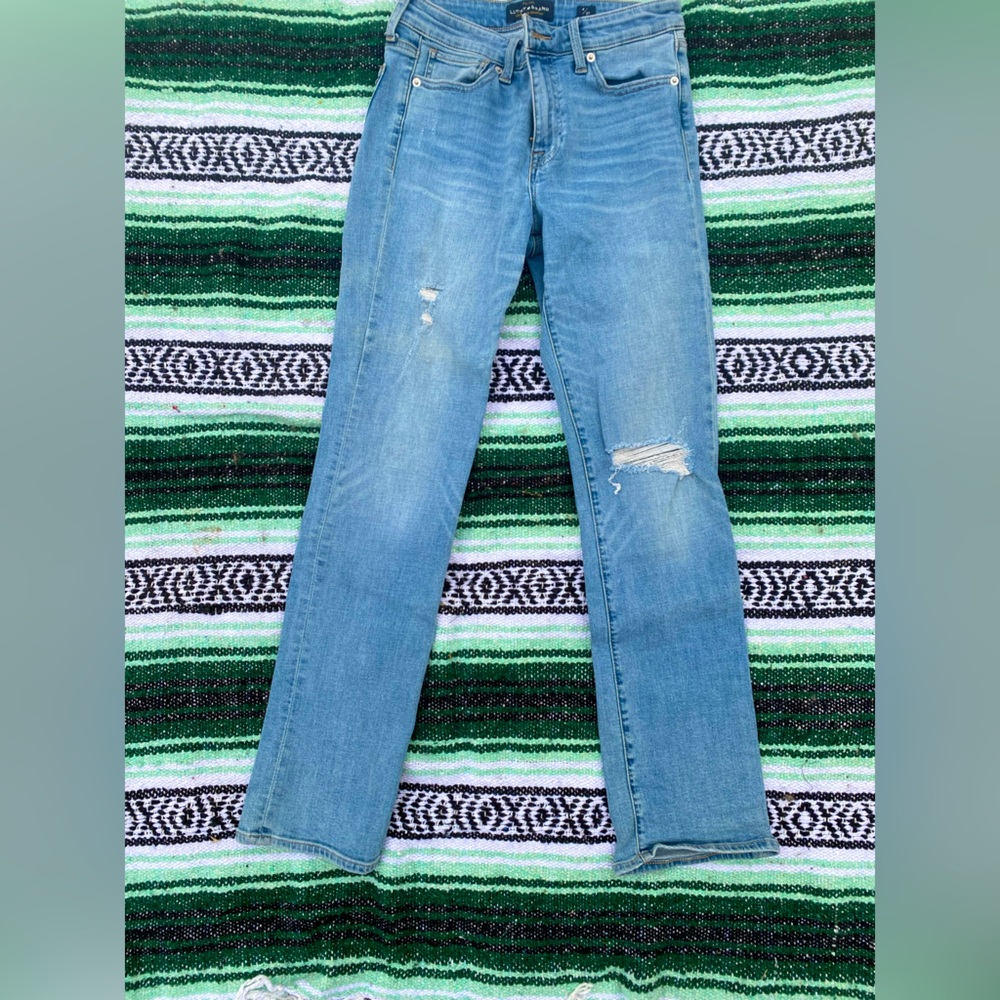 Lucky Brand Ava straight leg jean size 4